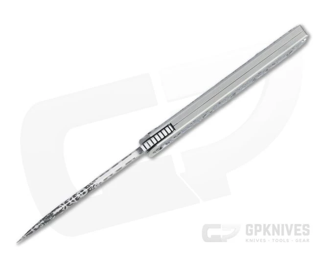 D Rocket Design Revenge Front Flipper "Crossbones" Engraved M390 Titanium Liner Lock Folder 0024 5 D Rocket Design Revenge Front Flipper "Crossbones" Engraved M390 Titanium Liner Lock Folder 0024 - Image 3