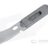 Serge Knife Co. Mid-Tech Bean Cleaver Acid Washed Nitro-V Titanium Slip Joint Top Flipper 005 -Outlet Flippers Store 005 1 1