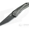 Zero Tolerance GTC 0055BLK Sprint Black DLC 20CV Engraved Black Titanium SLT Flipper
