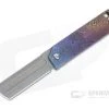 D Rocket Design MaximX Flipper M390 Aztec Engraved Anodized Titanium Folder 0081 -Outlet Flippers Store 0081 1 2