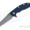 Hinderer Knives XM-18 3.5" Black-Blue Fatty Wharncliffe Working Finish