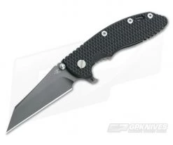 Hinderer Knives XM-18 3.5" Black-OD Fatty Wharncliffe Anthracite DLC