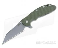 Hinderer Knives XM-24 OD Green M390 Wharncliffe Working Finish