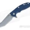 Hinderer Knives XM-18 3.5" Black-Blue Fatty Harpoon Tanto Working Finish #1 1 Hinderer Knives XM-18 3.5" Black-Blue Fatty Harpoon Tanto Working Finish #1 -Outlet Flippers Store 0125 1