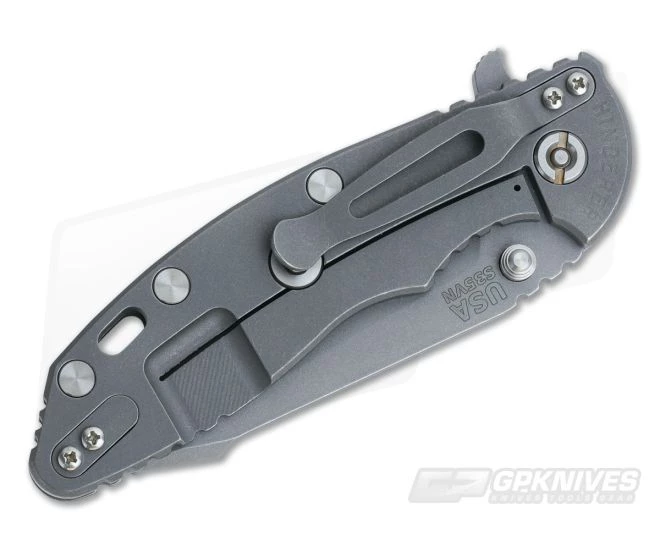 Hinderer Knives XM-18 3.5" Black-Blue Fatty Harpoon Tanto Working Finish #1 4 Hinderer Knives XM-18 3.5" Black-Blue Fatty Harpoon Tanto Working Finish #1 - Image 2