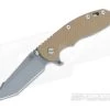 Hinderer Knives XM-18 3.5" Coyote Fatty Harpoon Tanto Working Finish -Outlet Flippers Store 0128 1