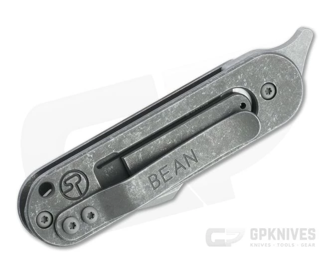 Serge Knife Co. Bean Flipper Mid-Tech Harpoon Acid Washed Nitro-V Copper Window Titanium Slip Joint 012 4 Serge Knife Co. Bean Flipper Mid-Tech Harpoon Acid Washed Nitro-V Copper Window Titanium Slip Joint 012 - Image 2