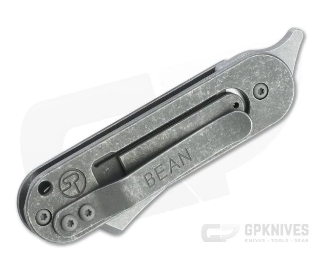 Serge Knife Co. Bean Flipper Mid-Tech Cleaver Acid Washed Nitro-V Copper Window Titanium Slip Joint 013 4 Serge Knife Co. Bean Flipper Mid-Tech Cleaver Acid Washed Nitro-V Copper Window Titanium Slip Joint 013 - Image 2