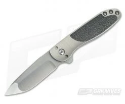 Direware Tailwhip Titanium Frame Lock Flipper Silver Lightning Strike Carbon Fiber S110V 013