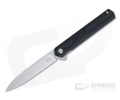 Boker Plus Kyoto Satin D2 Black G10 Ultralight Liner Lock Flipper 01BO241