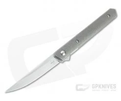 Boker Plus Kwaiken Air Mini Satin VG10 Titanium Scale Liner Lock Flipper 01BO326