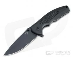 Boker Plus Gemini NGA Black D2 Rubber FRN Liner Lock Assisted Flipper 01BO507