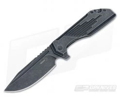 Boker Plus Lateralus Blackwash Stout Steel Frame Lock D2 Flipper 01BO767