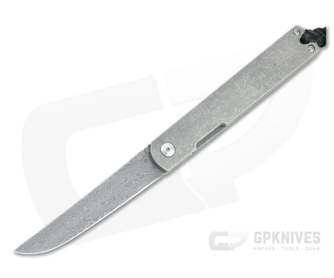Boker Plus Nori Damascus Stonewashed Titanium Liner Lock Top Flipper 01BO897DAM 3 Boker Plus Nori Damascus Stonewashed Titanium Liner Lock Top Flipper 01BO897DAM