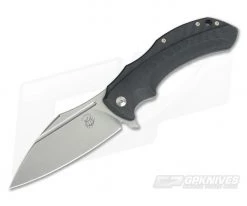 Fox Knives Bastinelli Shadow Elmax Carbon Fiber Titanium Frame Lock Flipper 533CF