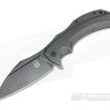 Fox Knives Bastinelli Shadow Elmax Black Stonewash Titanium Frame Lock Flipper 533TI -Outlet Flippers Store 01fx746 1 1