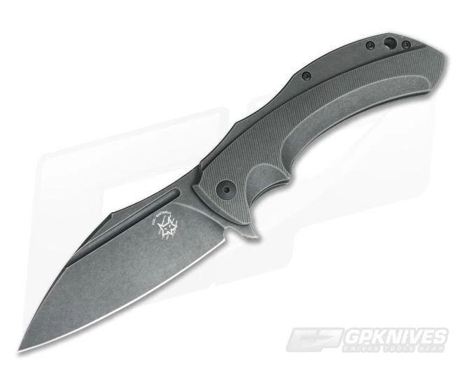 Fox Knives Bastinelli Shadow Elmax Black Stonewash Titanium Frame Lock Flipper 533TI 3 Fox Knives Bastinelli Shadow Elmax Black Stonewash Titanium Frame Lock Flipper 533TI