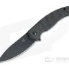 Fox Knives Ziggy Anso Design Carbon Fiber Black Stonewashed N690Co Liner Lock Flipper 308CFB
