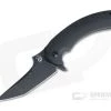 Fox Geco Bastinelli Black Stonewashed N690Co Black G10 Bronze Titanium Frame Lock Flipper 01FX873 -Outlet Flippers Store 01fx873