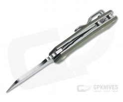 Fox Italicus M390 Sheepsfoot OD Green G10 Liner Lock Flipper 01FX894 -Outlet Flippers Store 01fx894 3