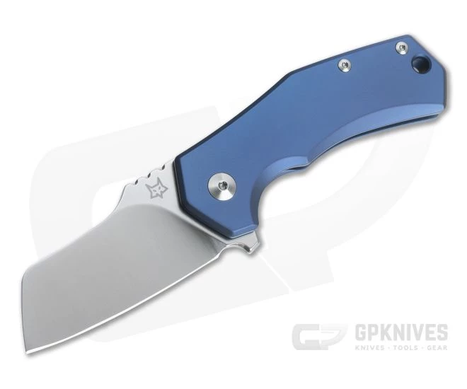 Fox Italicus M390 Sheepsfoot Blue Titanium Frame Lock Flipper 01FX897 3 Fox Italicus M390 Sheepsfoot Blue Titanium Frame Lock Flipper 01FX897