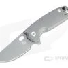 Fox Knives Baby Core Flipper Stonewashed M390 Titanium Folder 01FX904
