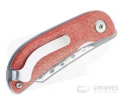 MCusta Petit San Mai Damascus Black/Orange Jute Micarta Liner Lock Front Flipper 0211D -Outlet Flippers Store 0211d 2