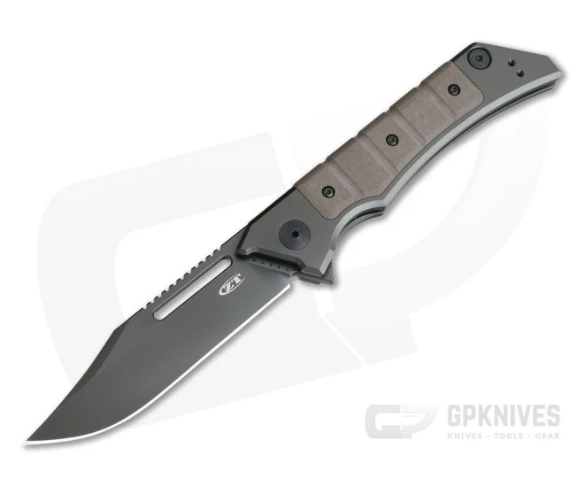 Zero Tolerance 0223 Tim Galyean Brown G10 DLC 20CV Frame Lock Flipper 3 Zero Tolerance 0223 Tim Galyean Brown G10 DLC 20CV Frame Lock Flipper