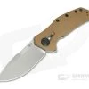 Zero Tolerance 0308 Stonewashed 20CV Tan G10 KVT Titanium Frame Lock Flipper 1 Zero Tolerance 0308 Stonewashed 20CV Tan G10 KVT Titanium Frame Lock Flipper -Outlet Flippers Store 0308 2