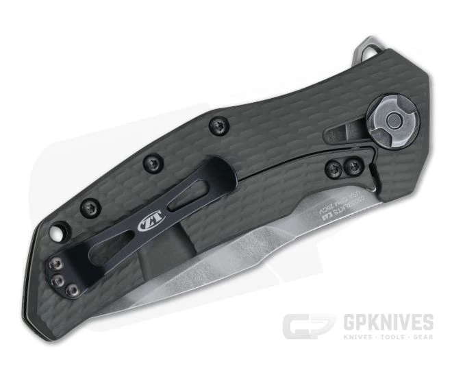 Zero Tolerance 0308BLKTS BlackWash Tiger Stripe 20CV Black G10 KVT Titanium Frame Lock Flipper 4 Zero Tolerance 0308BLKTS BlackWash Tiger Stripe 20CV Black G10 KVT Titanium Frame Lock Flipper - Image 2