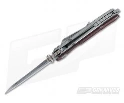 Hinderer Knives MP-1 Maroon Micarta 3.25" Stonewashed Flipper 7 Hinderer Knives MP-1 Maroon Micarta 3.25" Stonewashed Flipper -Outlet Flippers Store 0321 3