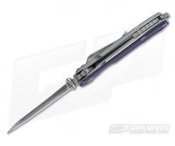 Hinderer Knives MP-1 Purple G10 3.25" Stonewashed Flipper -Outlet Flippers Store 0327 3