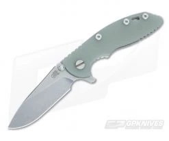 Hinderer Knives XM-18 3" Translucent Slicer Flipper Stonewash
