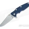 Hinderer Knives Eklipse Gen 2 Flipper Blue Black Bowie -Outlet Flippers Store 0342 1