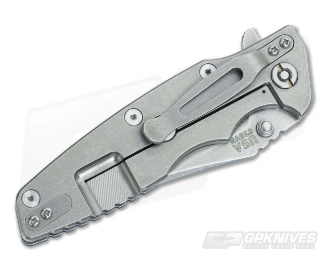 Hinderer Knives Eklipse Gen 2 Flipper Blue Black Bowie 4 Hinderer Knives Eklipse Gen 2 Flipper Blue Black Bowie - Image 2