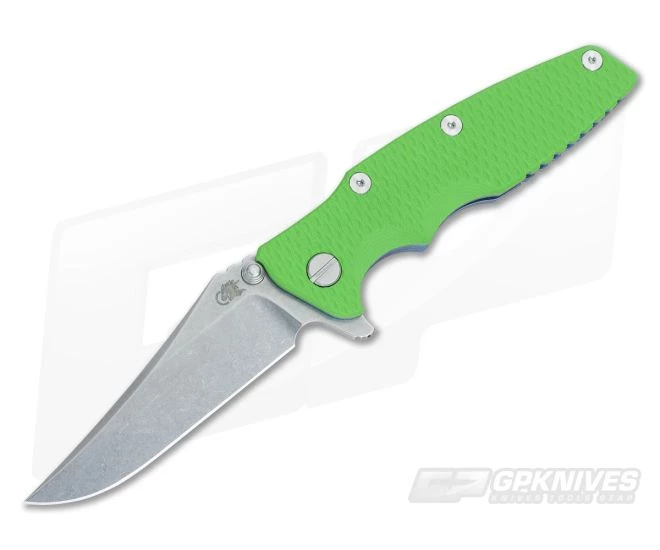 Hinderer Knives Eklipse Gen 2 Flipper Green Blue Bowie 3 Hinderer Knives Eklipse Gen 2 Flipper Green Blue Bowie
