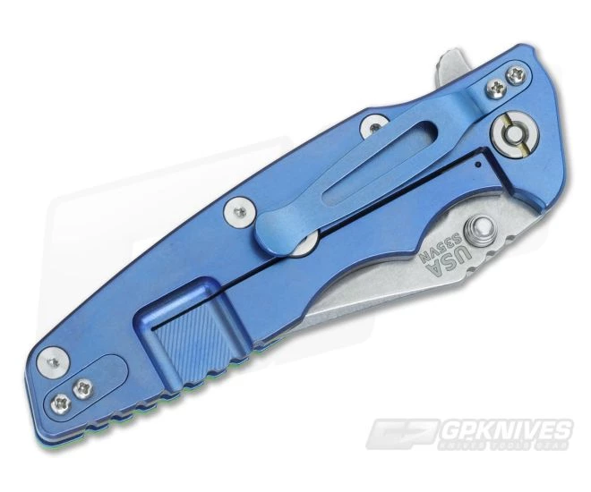 Hinderer Knives Eklipse Gen 2 Flipper Green Blue Bowie 4 Hinderer Knives Eklipse Gen 2 Flipper Green Blue Bowie - Image 2