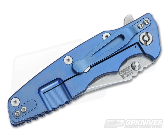 Hinderer Knives Eklipse Gen 2 Flipper Black Blue Bowie 4 Hinderer Knives Eklipse Gen 2 Flipper Black Blue Bowie - Image 2
