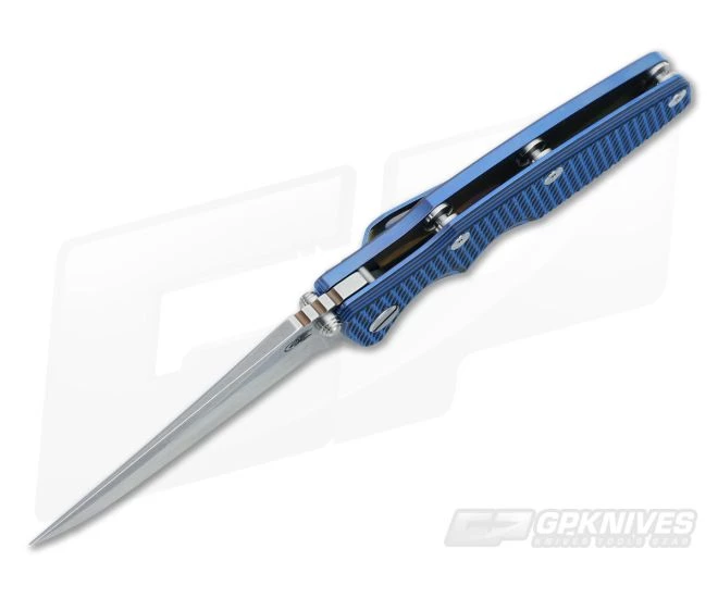 Hinderer Knives Eklipse Gen 2 Flipper Black Blue Bowie 5 Hinderer Knives Eklipse Gen 2 Flipper Black Blue Bowie - Image 3