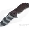 Zero Tolerance 0350 Tiger Stripe S30V Black Cherry Milled G10 Assisted Flipper 0350TSC -Outlet Flippers Store 0350tsc 1
