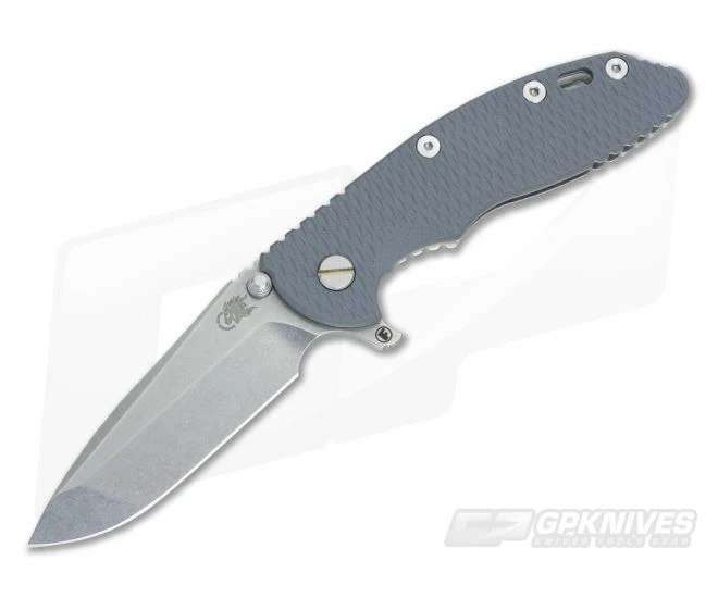 Hinderer Knives XM-18 3.5" Gray Fatty Spanto Stonewash 3 Hinderer Knives XM-18 3.5" Gray Fatty Spanto Stonewash