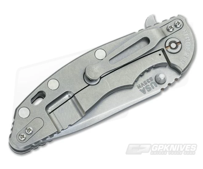 Hinderer Knives XM-18 3.5" Green-Black Fatty Spanto Stonewash 4 Hinderer Knives XM-18 3.5" Green-Black Fatty Spanto Stonewash - Image 2