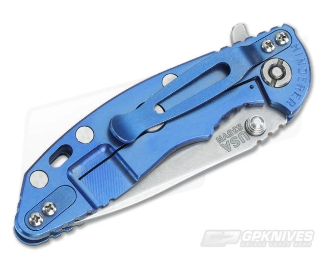 Hinderer Knives XM-18 3" Dark Green Spearpoint Battle Blue 4 Hinderer Knives XM-18 3" Dark Green Spearpoint Battle Blue - Image 2