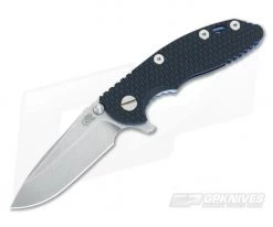 Hinderer Knives XM-18 3" Blue-Black Spearpoint Battle Blue
