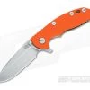 Hinderer Knives XM-18 3" Orange Spearpoint Battle Bronze -Outlet Flippers Store 0376