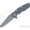 Hinderer Knives Eklipse Gen 2 DLC Flipper Gray Black Bowie -Outlet Flippers Store 0379