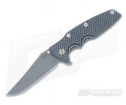 Hinderer Knives Eklipse Gen 2 DLC Flipper Gray Black Bowie