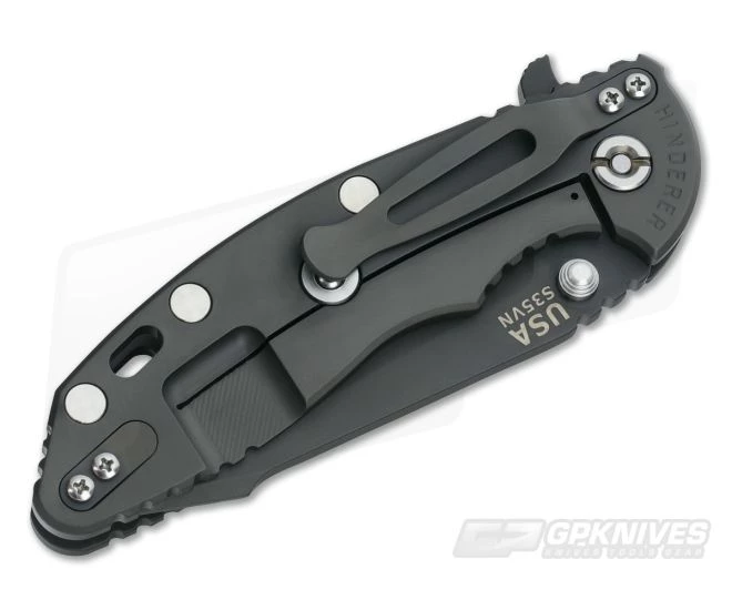 Hinderer Knives XM-18 3.5" Black/OD Fatty Harpoon Tanto Black DLC 4 Hinderer Knives XM-18 3.5" Black/OD Fatty Harpoon Tanto Black DLC - Image 2