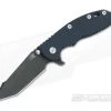 Hinderer Knives XM-18 3.5" Black/Blue Fatty Harpoon Tanto Black DLC #1