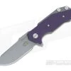 Hinderer Knives Half Track 2.75" Purple G10 Working Finish 2 Hinderer Knives Half Track 2.75" Purple G10 Working Finish -Outlet Flippers Store 0394